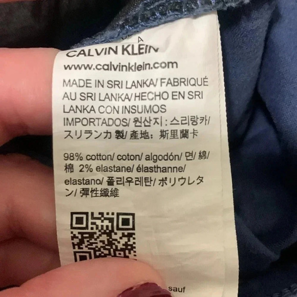 Women’s Calvin Klein Ankle Skinny Jeans Size 8 Blue EUC - Picture 9 of 9